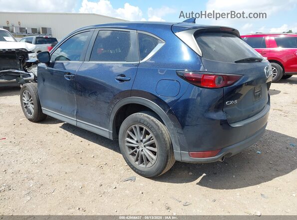 JM3KFACM6M0481753 2021 MAZDA CX-5 Blue Հետևի ձախ