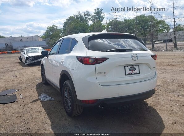 JM3KFACM8L0724915 2020 MAZDA CX-5 White უკანა მარცხენა