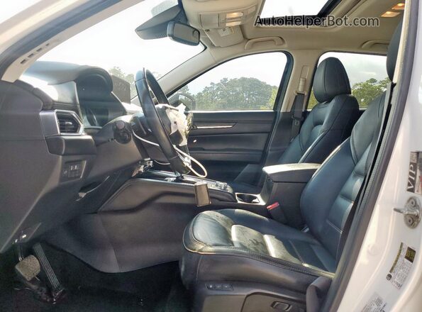 JM3KFADM7M0305258 2021 MAZDA CX-5 White Widok wnętrza z przodu