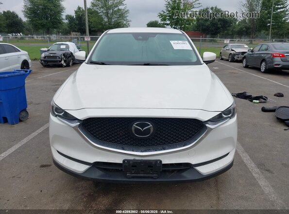 JM3KFBBM1M0332576 2021 MAZDA CX-5 White ხელსაწყოთა პანელის ხედი