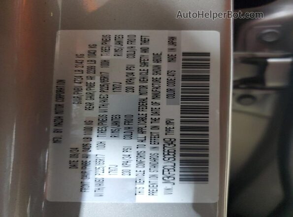 JM3KFBCLXS0567349 2025 MAZDA CX-5 Silver 