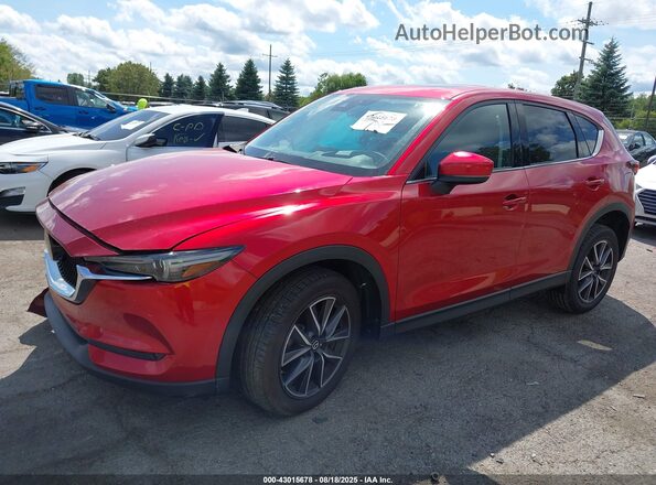 JM3KFBDM3J0337061 2018 MAZDA CX-5 Red Առջևի ձախ երեք քառորդ տեսարան