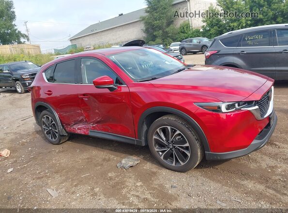 JM3KFBEM9N1632745 2022 MAZDA CX-5 Red Vista interior trasera