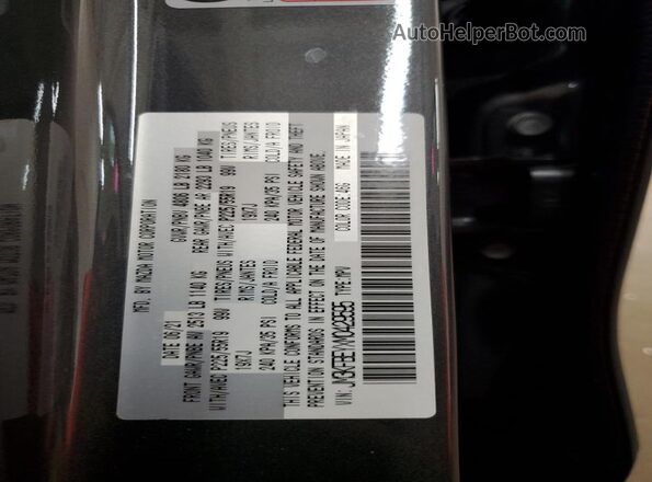 JM3KFBEYXM0429595 2021 MAZDA CX-5 Gray Вид наклейки з VIN-кодом