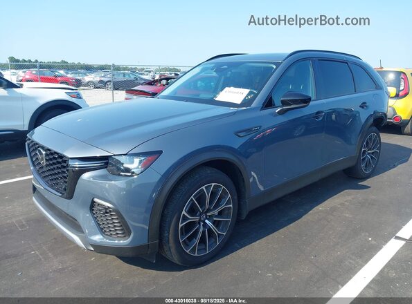 JM3KJDHA4S1117661 2025 MAZDA CX-70 PHEV Blue Vista tres cuartos delantera izquierda