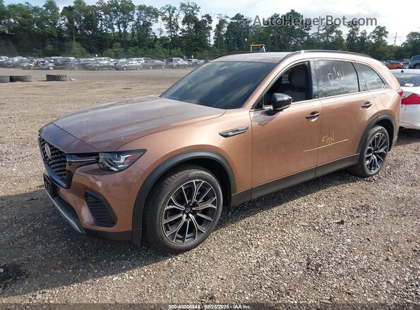 JM3KJDHA7S1129058 2025 MAZDA CX-70 PHEV Brown Vista tres cuartos delantera izquierda