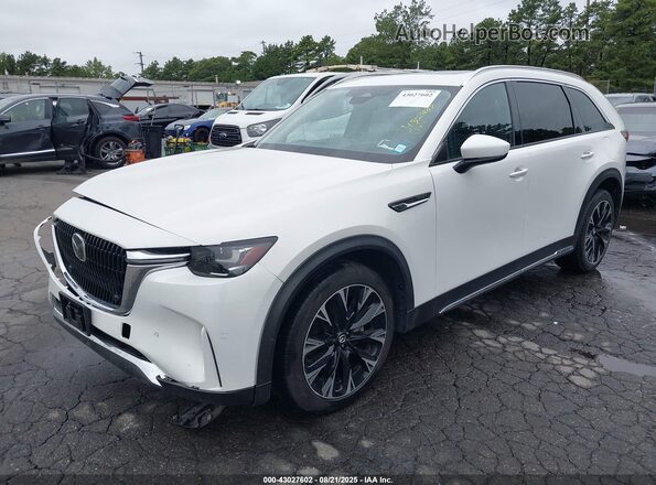 JM3KKDHA2R1111400 2024 MAZDA CX-90 PHEV White წინა მარცხენა ხედი სამი მეოთხედიდან