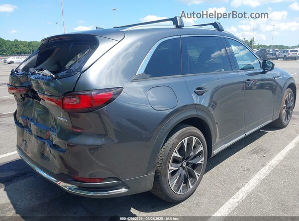 JM3KKEHA5R1133168 2024 MAZDA CX-90 PHEV Gray Trasero derecho