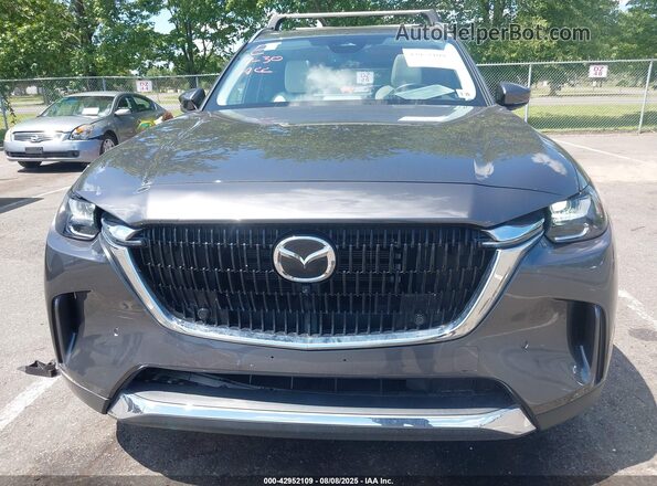 JM3KKEHA5R1133168 2024 MAZDA CX-90 PHEV Gray Vista del cuadro de instrumentos