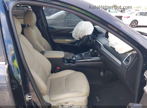 JM3TCADY7M0503614 2021 MAZDA CX-9 Black Widok wnętrza z przodu