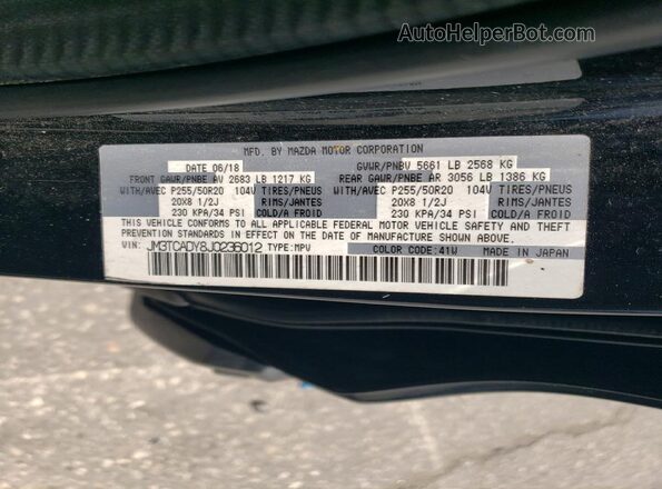 JM3TCADY8J0236012 2018 MAZDA CX-9 Черный 