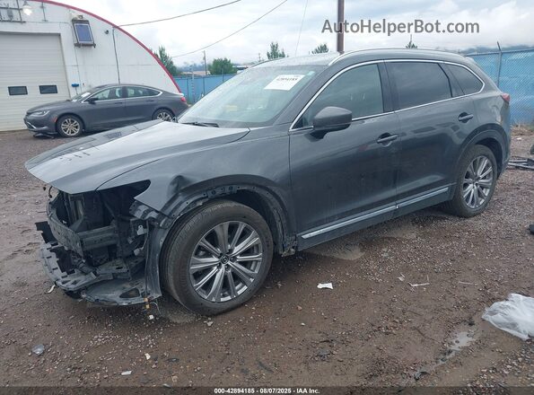 JM3TCBEY5M0539841 2021 MAZDA CX-9 Серый Передняя левая четверть