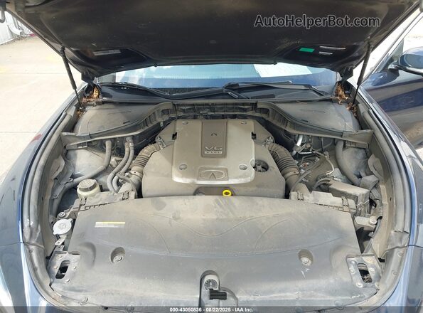 JN1BY1AR9JM220237 2018 INFINITI Q70 Dark Blue Вид ззаду