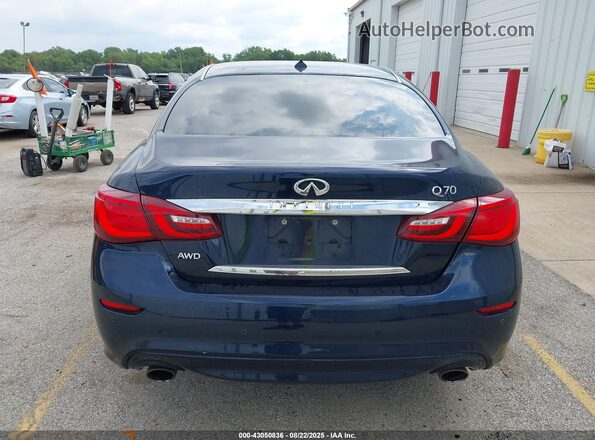 JN1BY1AR9JM220237 2018 INFINITI Q70 Dark Blue 
