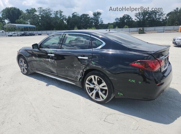 JN1BY1PRXJM370414 2018 INFINITI Q70L Black 