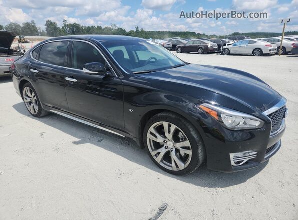JN1BY1PRXJM370414 2018 INFINITI Q70L Black 