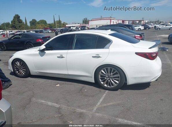 JN1EV7AP4LM200486 2020 INFINITI Q50 White სალონის 360-გრადუსიანი ხედი