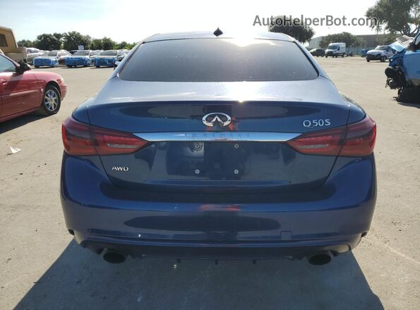 JN1EV7AR2JM436519 2018 INFINITI Q50 Синий 