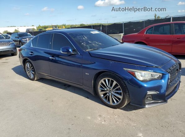 JN1EV7AR2JM436519 2018 INFINITI Q50 Синий 
