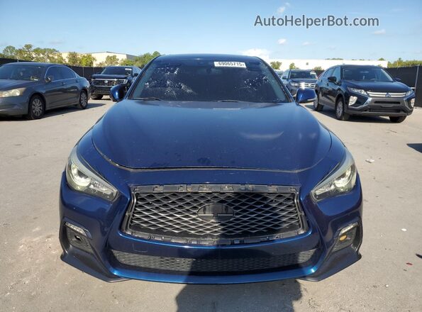 JN1EV7AR2JM436519 2018 INFINITI Q50 Синий 