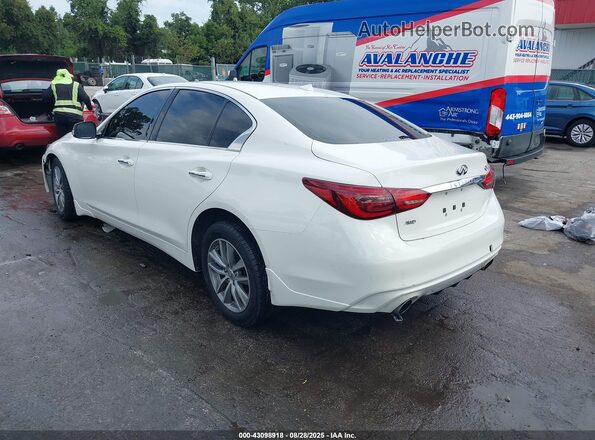 JN1EV7AR3MM750751 2021 INFINITI Q50 White Tył lewy