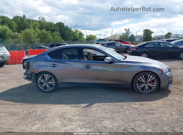 JN1EV7AR7JM611900 2018 INFINITI Q50 Gray 