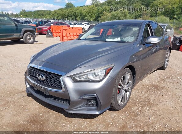 JN1EV7AR7JM611900 2018 INFINITI Q50 Gray 