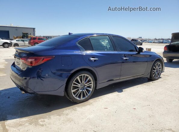 JN1FV7DRXMM880610 2021 INFINITI Q50 Синий Задняя правая четверть