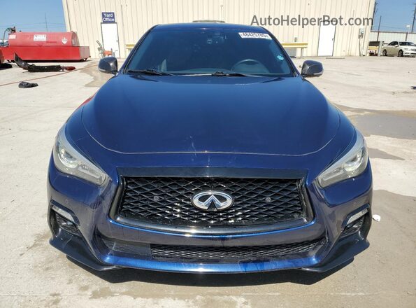 JN1FV7DRXMM880610 2021 INFINITI Q50 Синий Вид спереди