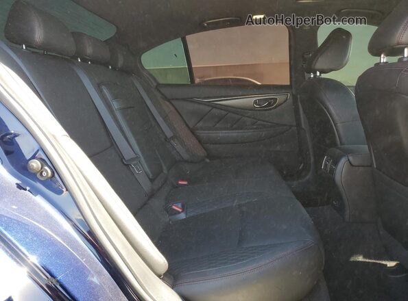 JN1FV7DRXMM880610 2021 INFINITI Q50 Синий Вид задних сидений
