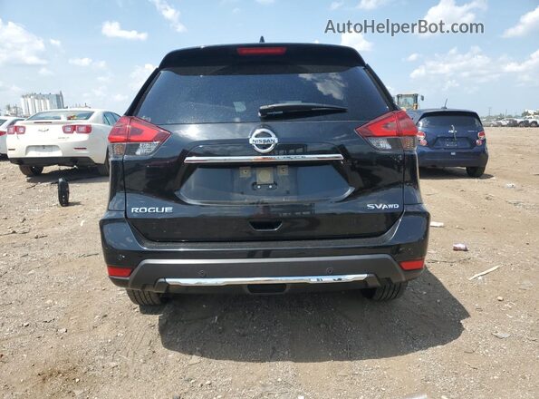 JN8AT2MVXLW103672 2020 NISSAN ROGUE Black უკანა ხედი