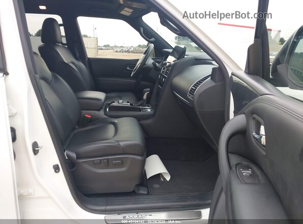 JN8AY2BA4R9415639 2024 NISSAN ARMADA White წინა სალონის ხედი