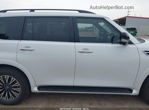 JN8AY2BA4R9415639 2024 NISSAN ARMADA White უკანა სალონის ხედი