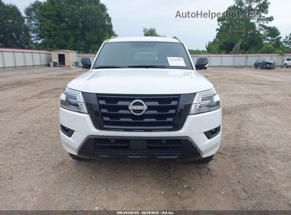 JN8AY2BA4R9415639 2024 NISSAN ARMADA White ხელსაწყოთა პანელის ხედი