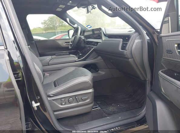 JN8AZ3CC2S9602872 2025 INFINITI QX80 Black Widok wnętrza z przodu