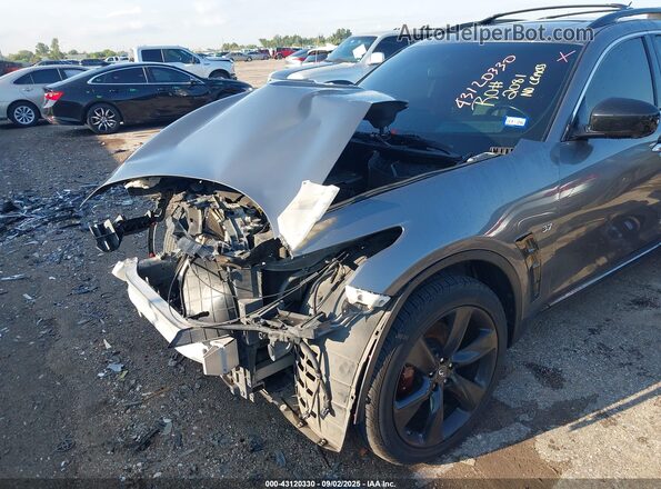 JN8CS1MU0HM140066 2017 INFINITI QX70 Серый Вид спереди