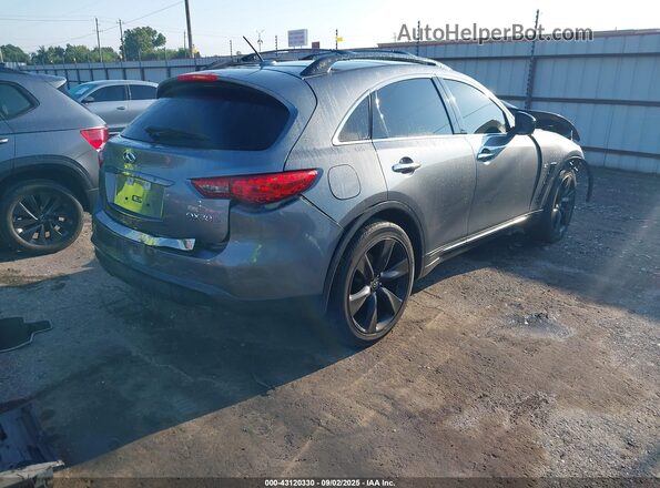 JN8CS1MU0HM140066 2017 INFINITI QX70 Серый Задняя правая четверть