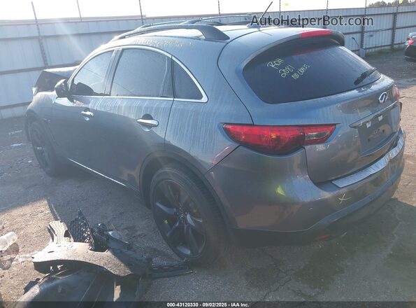JN8CS1MU0HM140066 2017 INFINITI QX70 Серый Задняя левая четверть