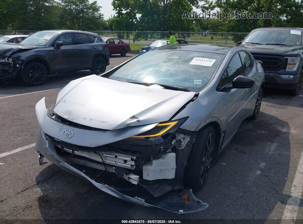 JTDACACU3P3009185 2023 TOYOTA PRIUS PRIME Silver 