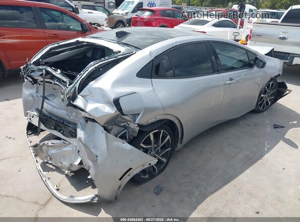 JTDACACU5R3033779 2024 TOYOTA PRIUS PRIME Silver Tył prawy