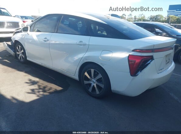 JTDBVRBD3JA004652 2018 TOYOTA MIRAI White Tył lewy