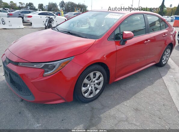 JTDEPRAE4LJ110287 2020 TOYOTA LL Red Vista tres cuartos delantera izquierda