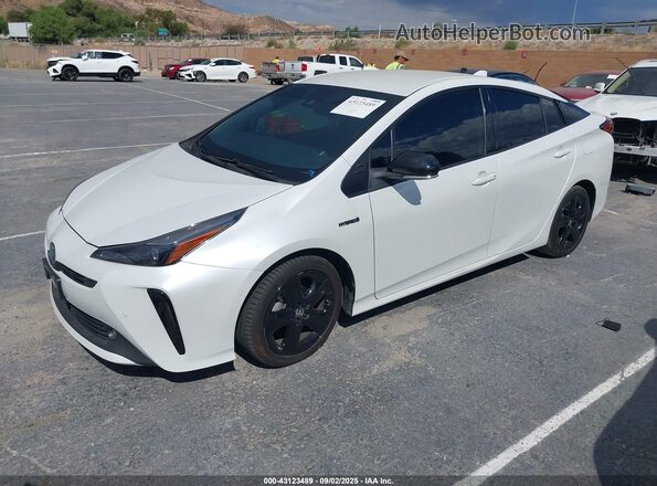 JTDKAMFU3M3129054 2021 TOYOTA PRIUS White 