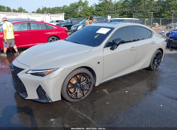 JTHAP1D20S5007181 2025 LEXUS IS 500 Gray წინა მარცხენა ხედი სამი მეოთხედიდან
