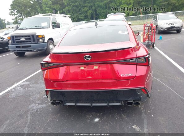 JTHAP1D25P5004199 2023 LEXUS IS 500 Red 