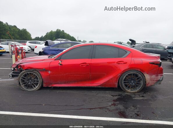 JTHAP1D25P5004199 2023 LEXUS IS 500 Red 