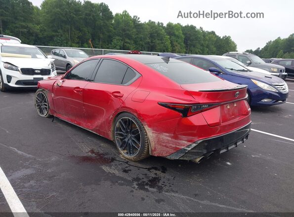 JTHAP1D25P5004199 2023 LEXUS IS 500 Red 