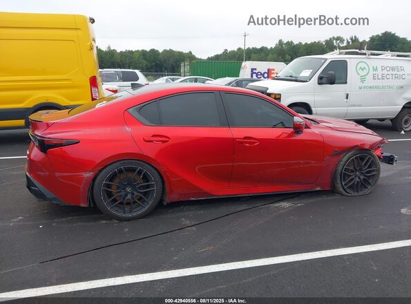 JTHAP1D25P5004199 2023 LEXUS IS 500 Red 