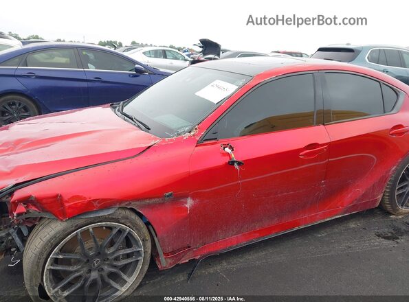 JTHAP1D25P5004199 2023 LEXUS IS 500 Red 