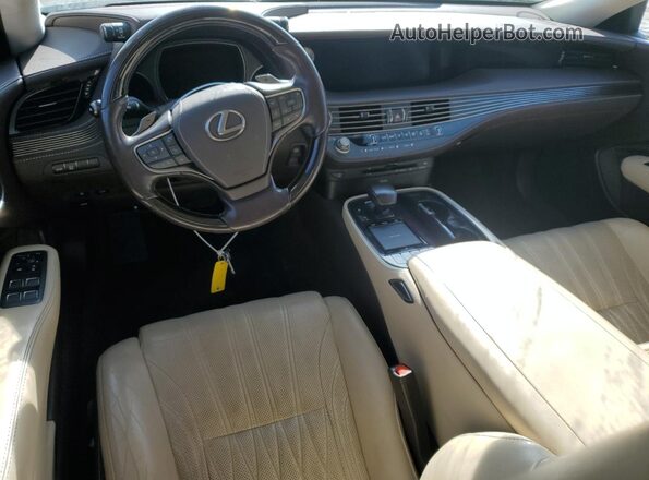 JTHB51FF6J5005699 2018 LEXUS LS Black Вид панелі приладів